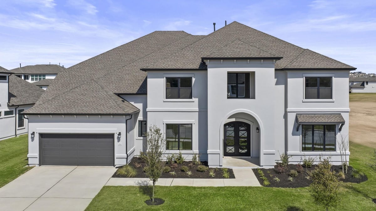 View 2661 Novara Trl in Travisso - Florence Collection 2661 Novara Trl - front exterior - Luxury home in Travisso - Florence Collection, Leander, TX
