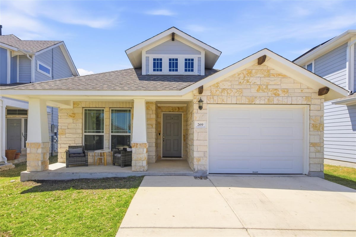 View 269 Gaida Loop in Morningstar Ph 3 Sec 2A 269 Gaida Loop - front exterior - Luxury home in Morningstar Ph 3 Sec 2A, Georgetown, TX