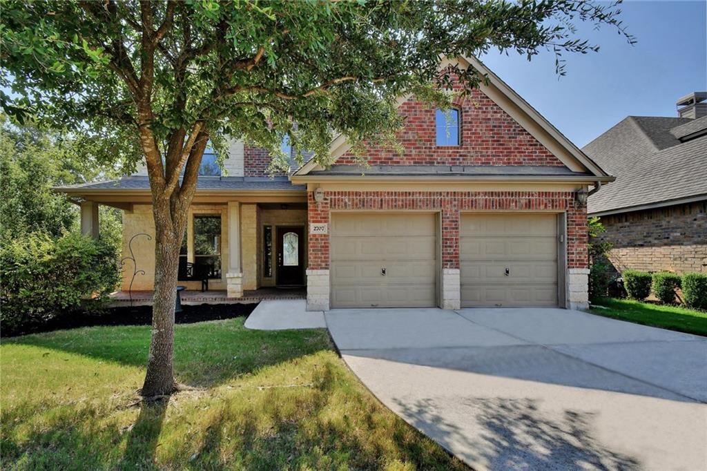 View 2707 Sun Mountain DR 2707 Sun Mountain DR - front exterior - Luxury home in Leander, TX