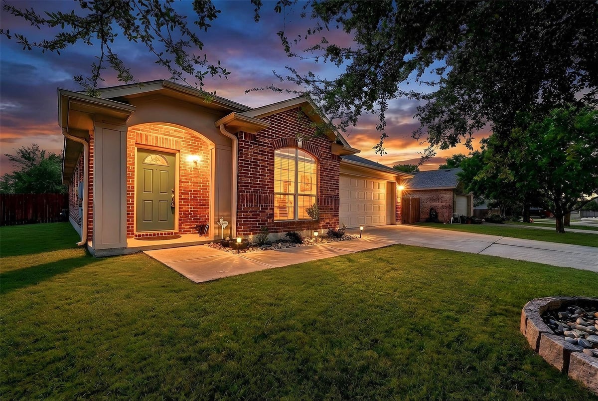 View 3005 Hawks Swoop TRL in Park At Blackhawk 3005 Hawks Swoop TRL - front exterior - Luxury home in Park At Blackhawk, Pflugerville, TX