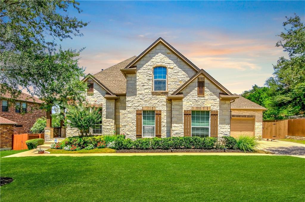 View 301 Aspen Dr in Belterra 301 Aspen Dr - front exterior - Luxury home in Belterra, Austin, TX
