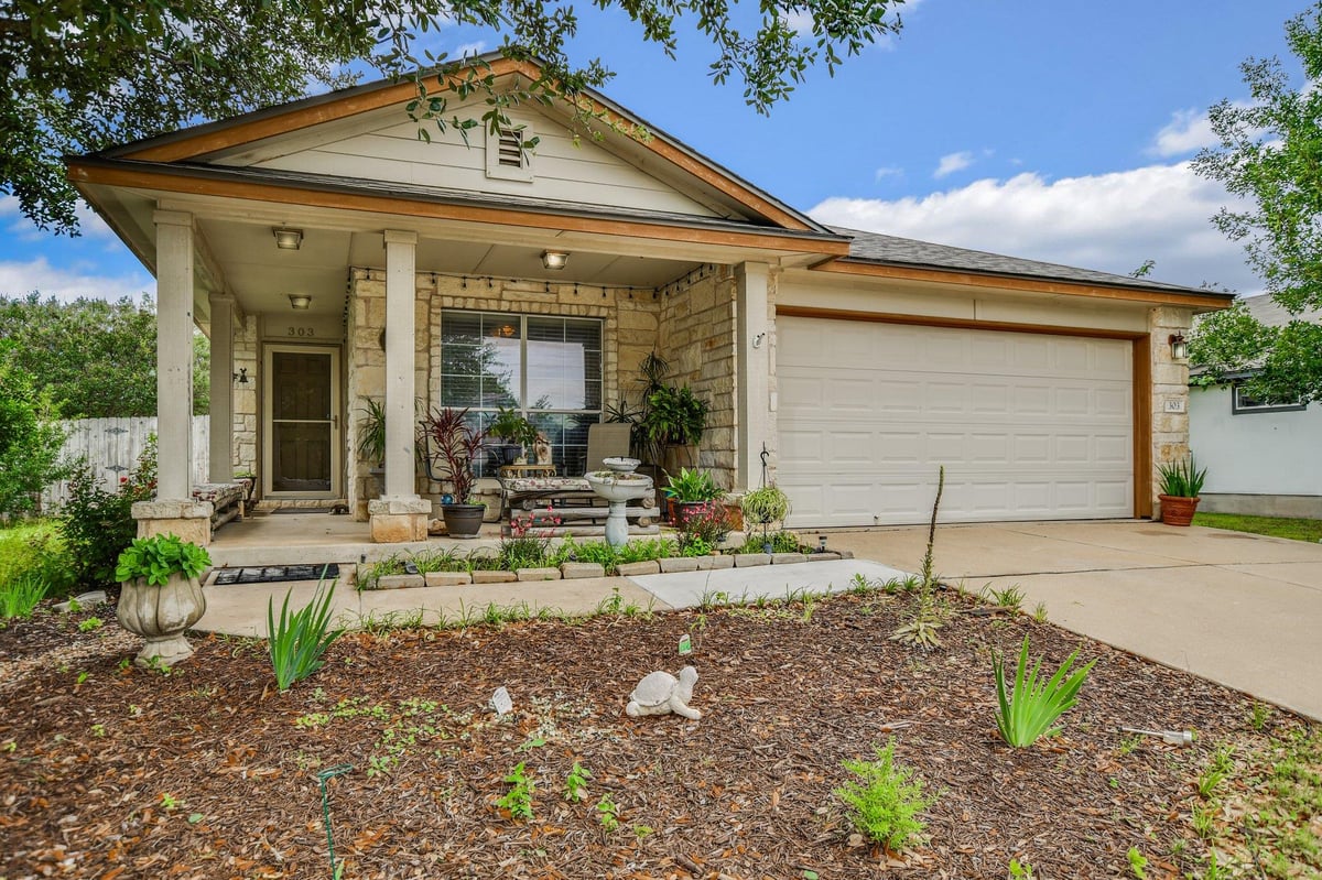 View 303 Delby ST in Hutto Square Sec 02 303 Delby ST - front exterior - Luxury home in Hutto Square Sec 02, Hutto, TX