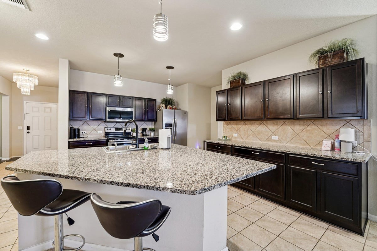 View 308 Nueces River Trl in Riverwalk Ph 3 Sec 1 308 Nueces River Trl - front exterior - Luxury home in Riverwalk Ph 3 Sec 1, Hutto, TX