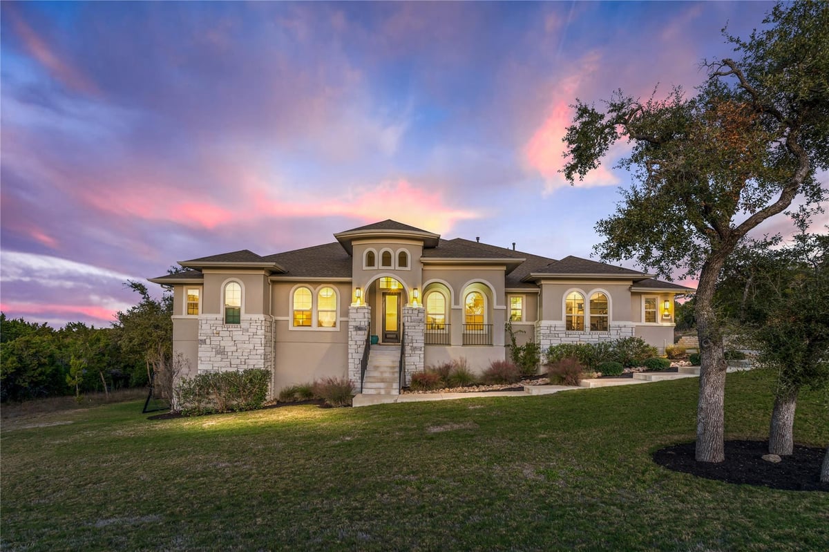 View 310 Riva Ridge Pl in Key Ranch Sec 2 310 Riva Ridge Pl - front exterior - Luxury home in Key Ranch Sec 2, Austin, TX