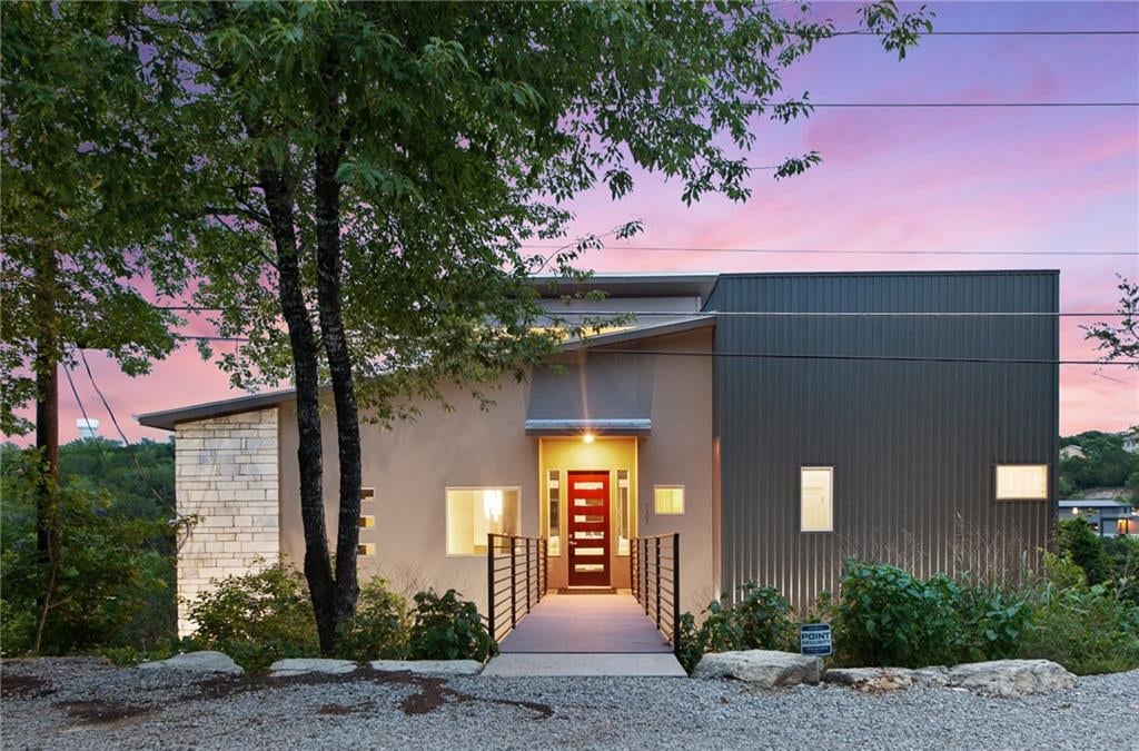 View 3103 Geronimo Trl in Apache Shores 01 Instl 3103 Geronimo Trl - front exterior - Luxury home in Apache Shores 01 Instl, Austin, TX
