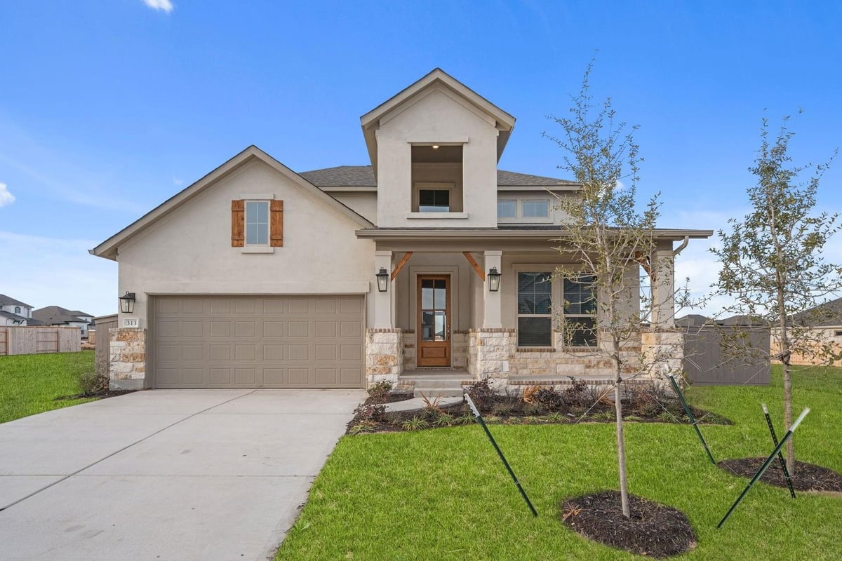View 313 Royal Fern Rd in Flora 313 Royal Fern Rd - front exterior - Luxury home in Flora, Hutto, TX
