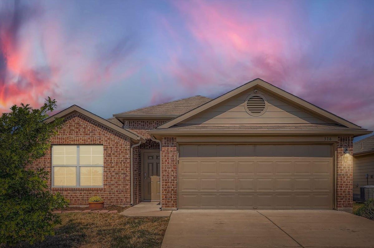 View 316 Unity DR in Post Oak 316 Unity DR - front exterior - Luxury home in Post Oak, Kyle, TX