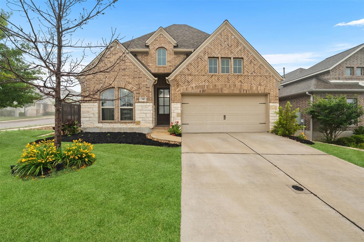 View 341 Pisa LN in Rancho Sienna Sec 12B 341 Pisa LN - front exterior - Luxury home in Rancho Sienna Sec 12B, Georgetown, TX