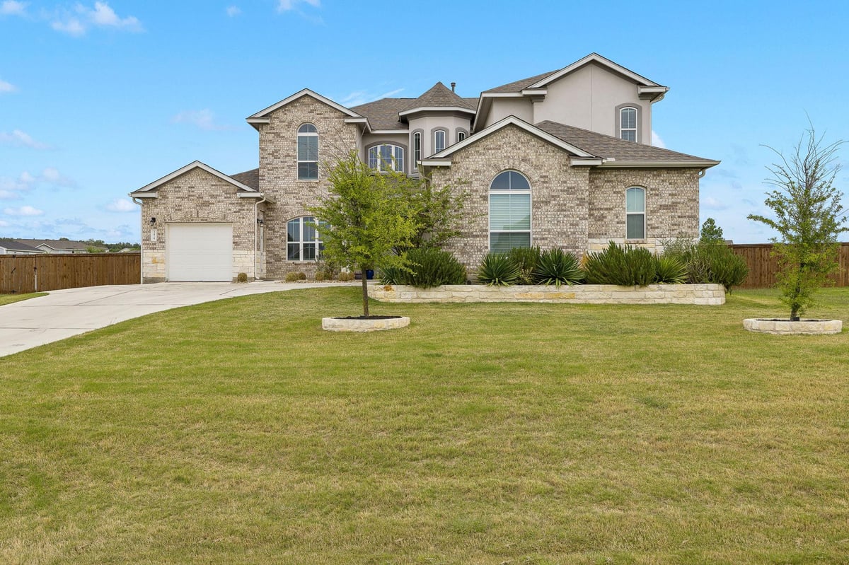 View 3424 Twinspur ST in BONNET 3424 Twinspur ST - front exterior - Luxury home in BONNET, Leander, TX