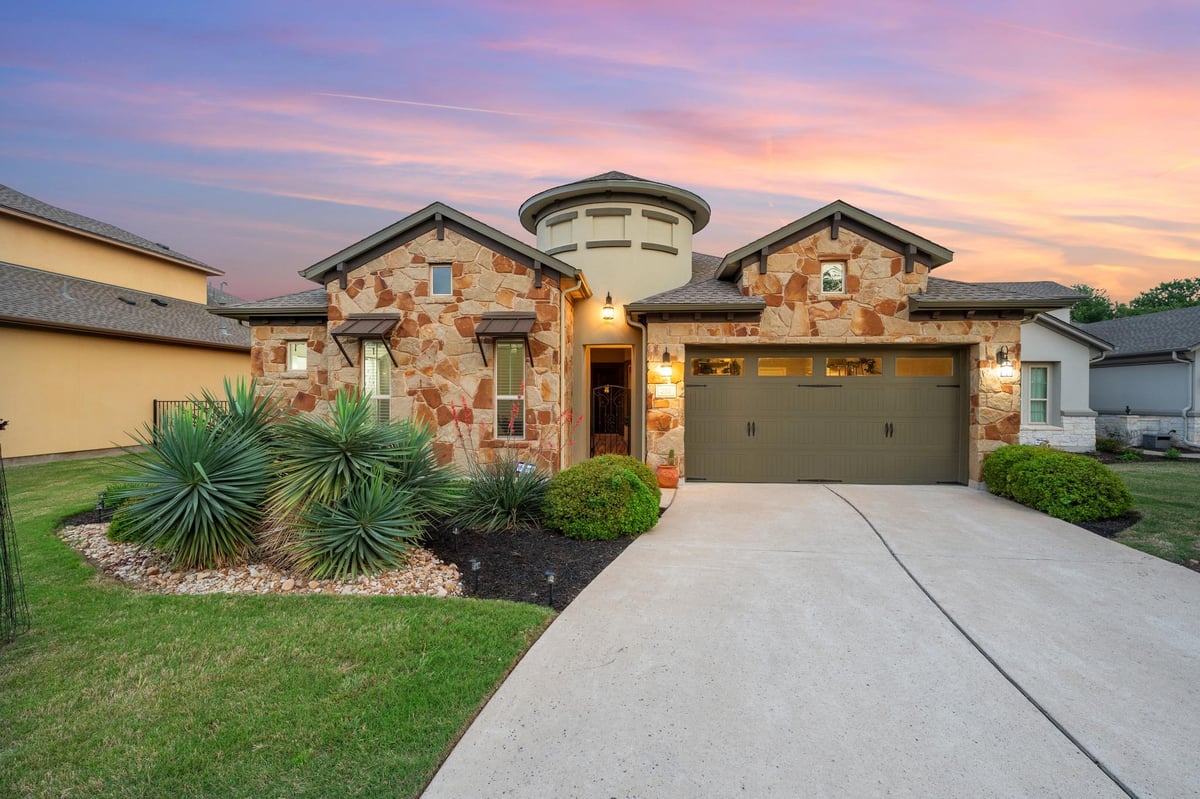 View 362 Wellington Dr in Belterra Ph 2 Sec 7 362 Wellington Dr - front exterior - Luxury home in Belterra Ph 2 Sec 7, Austin, TX
