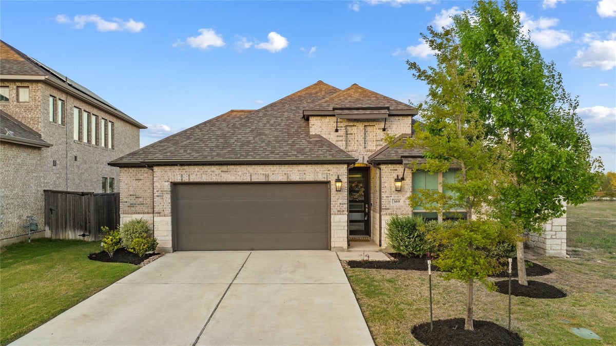 View 369 Cold River RUN in 6 Creeks Ph 1 Sec 2 369 Cold River RUN - front exterior - Luxury home in 6 Creeks Ph 1 Sec 2, Kyle, TX
