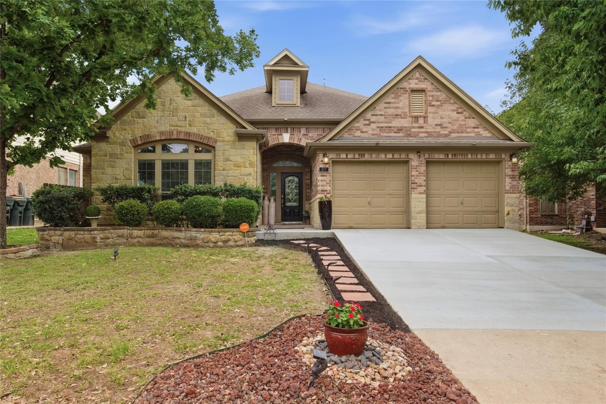 View 377 Verano DR in Four Seasons Farm 377 Verano DR - front exterior - Luxury home in Four Seasons Farm, Kyle, TX