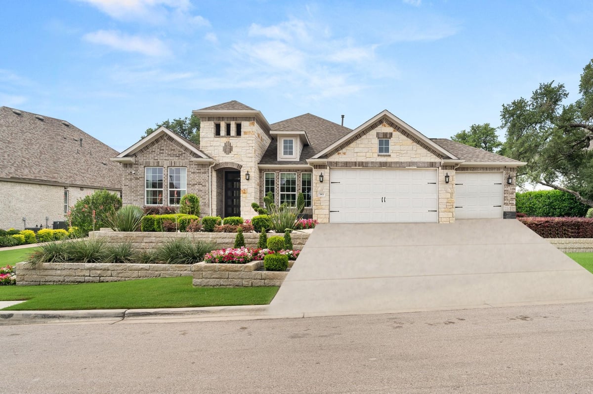 View 383 Cistern Way in Parten Ranch Ph 1 383 Cistern Way - front exterior - Luxury home in Parten Ranch Ph 1, Austin, TX