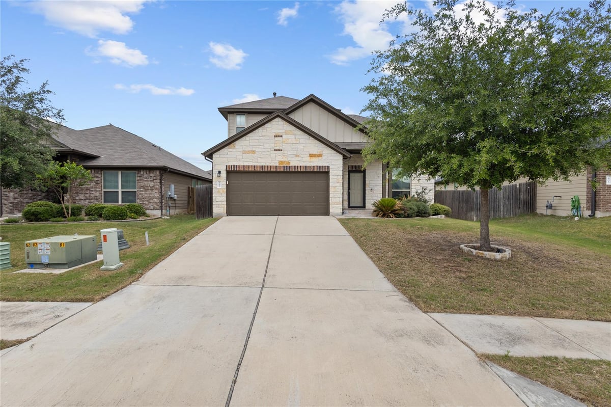 View 397 Limerick RD in Shadow Creek Ph Eight Sec Two 397 Limerick RD - front exterior - Luxury home in Shadow Creek Ph Eight Sec Two, Buda, TX