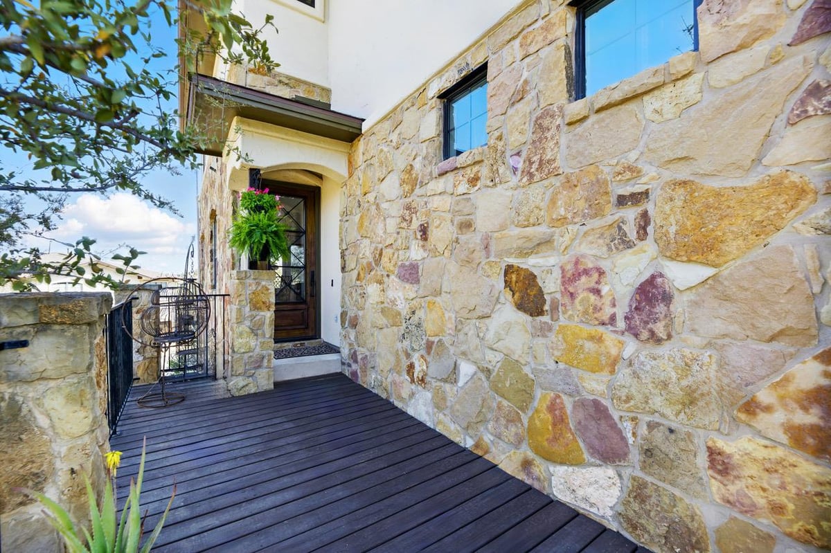 View 4000 Ranch Road 620 N Unit #1 in Enclave At Commanders Point Am 4000 Ranch Road 620 N Unit #1 - front exterior - Luxury home in Enclave At Commanders Point Am, Austin, TX