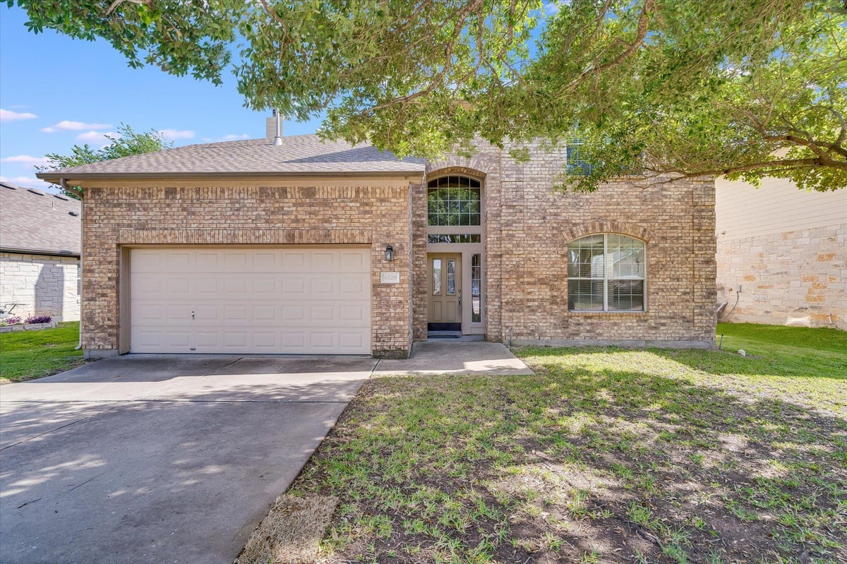 View 4029 Lake Edge Way in Villages Hidden Lake Ph 03A 4029 Lake Edge Way - front exterior - Luxury home in Villages Hidden Lake Ph 03A, Pflugerville, TX