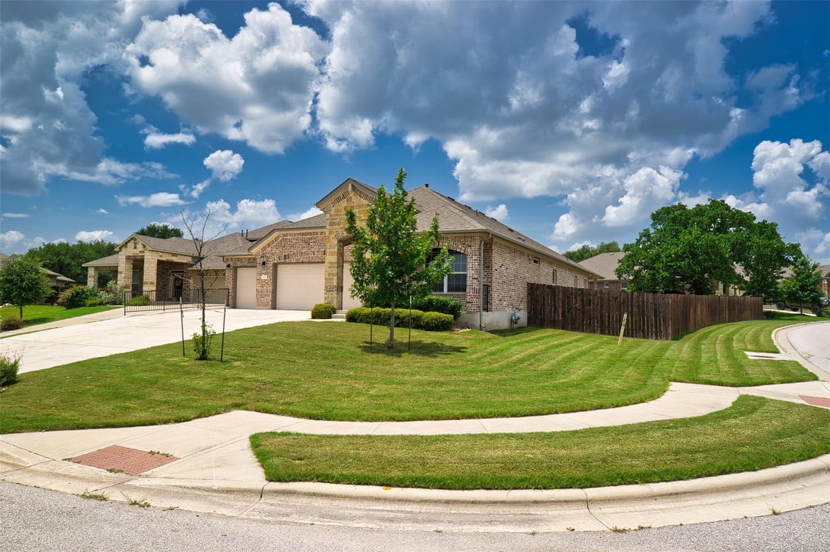 View 4125 Buffalo Ford Rd in Lively 4125 Buffalo Ford Rd - front exterior - Luxury home in Lively, Georgetown, TX