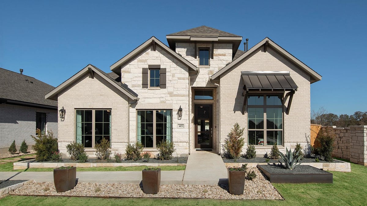 View 415 Coyote Creek Way in 6 Creeks 415 Coyote Creek Way - front exterior - Luxury home in 6 Creeks, Kyle, TX