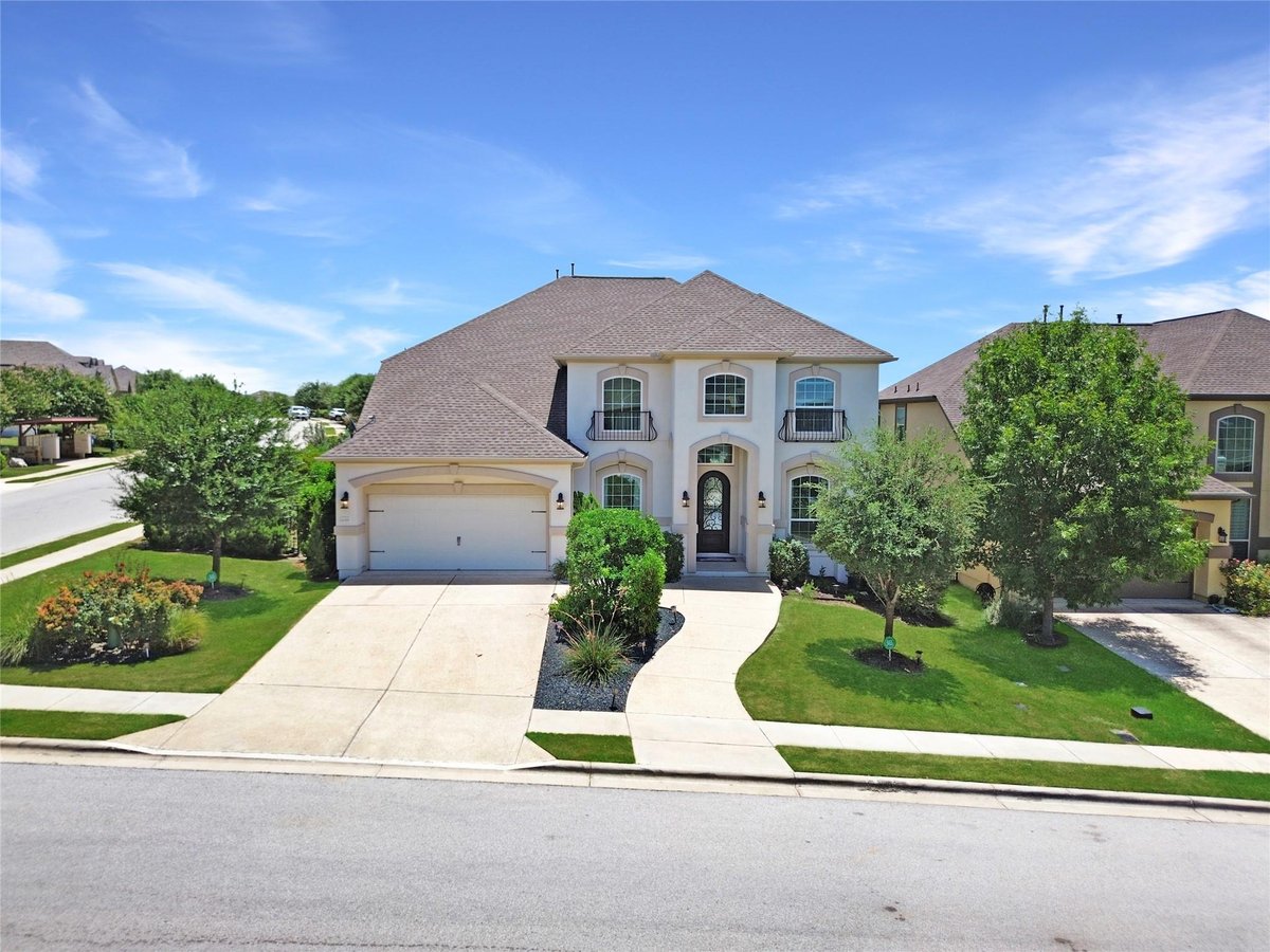 View 4300 Mezzaluna PASS in Travisso Ph 2 Sec 1L 4300 Mezzaluna PASS - front exterior - Luxury home in Travisso Ph 2 Sec 1L, Leander, TX