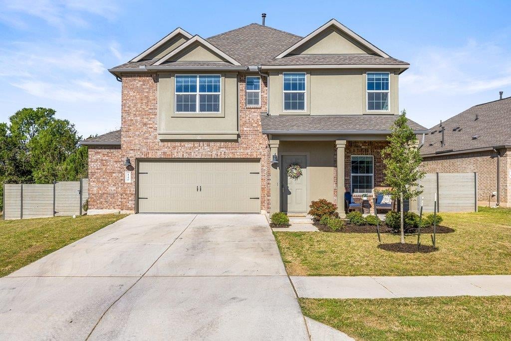View 440 Wolf Springs RD in Wolf Ranch 440 Wolf Springs RD - front exterior - Luxury home in Wolf Ranch, Georgetown, TX
