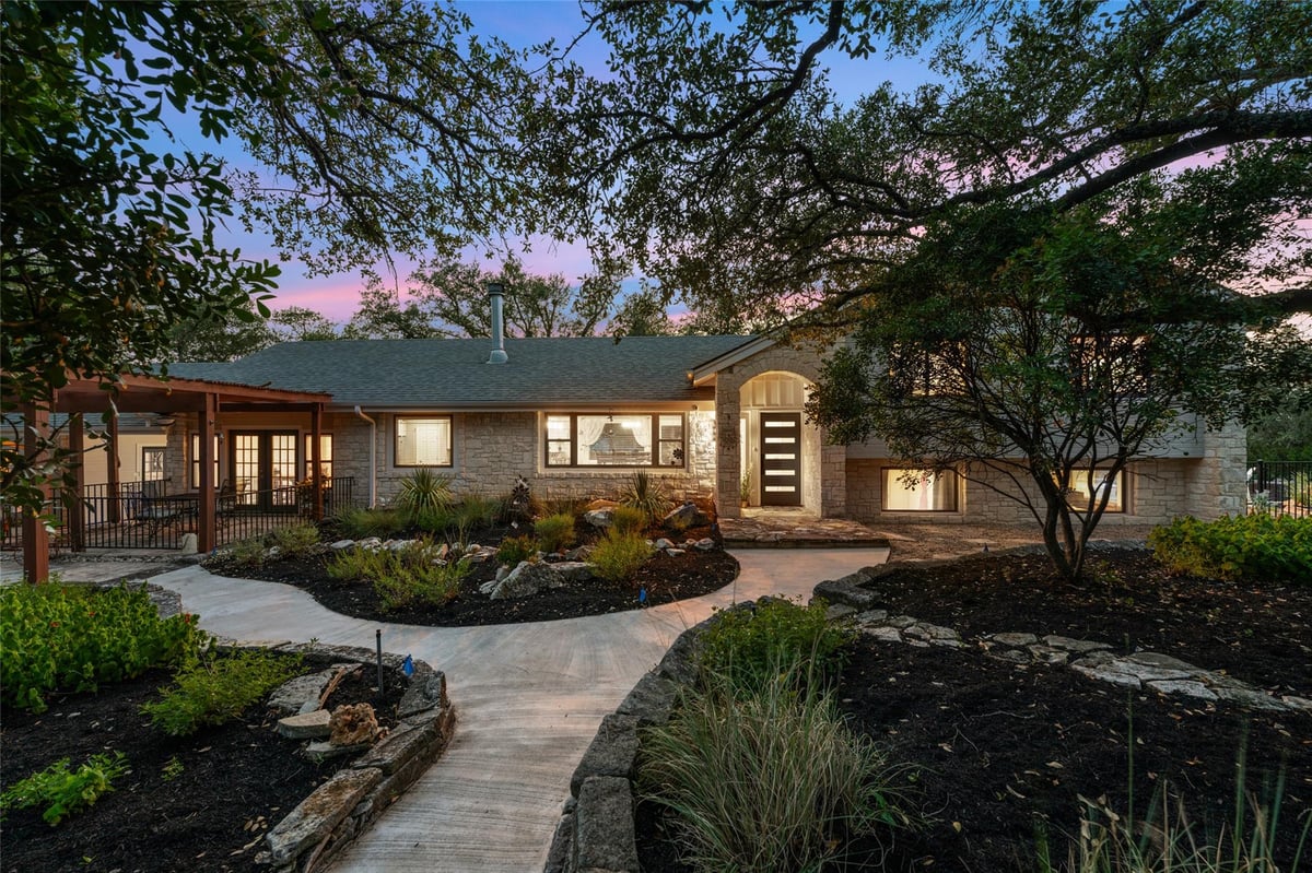 View 4500 Poteau Cir in Travis Landing 02 Ph 01 4500 Poteau Cir - front exterior - Luxury home in Travis Landing 02 Ph 01, Austin, TX