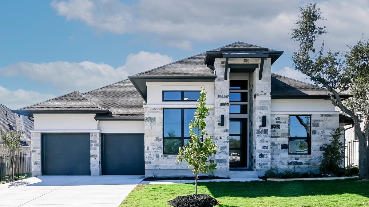 View 461 Leaning Rock Rdg in Parten 461 Leaning Rock Rdg - front exterior - Luxury home in Parten, Austin, TX