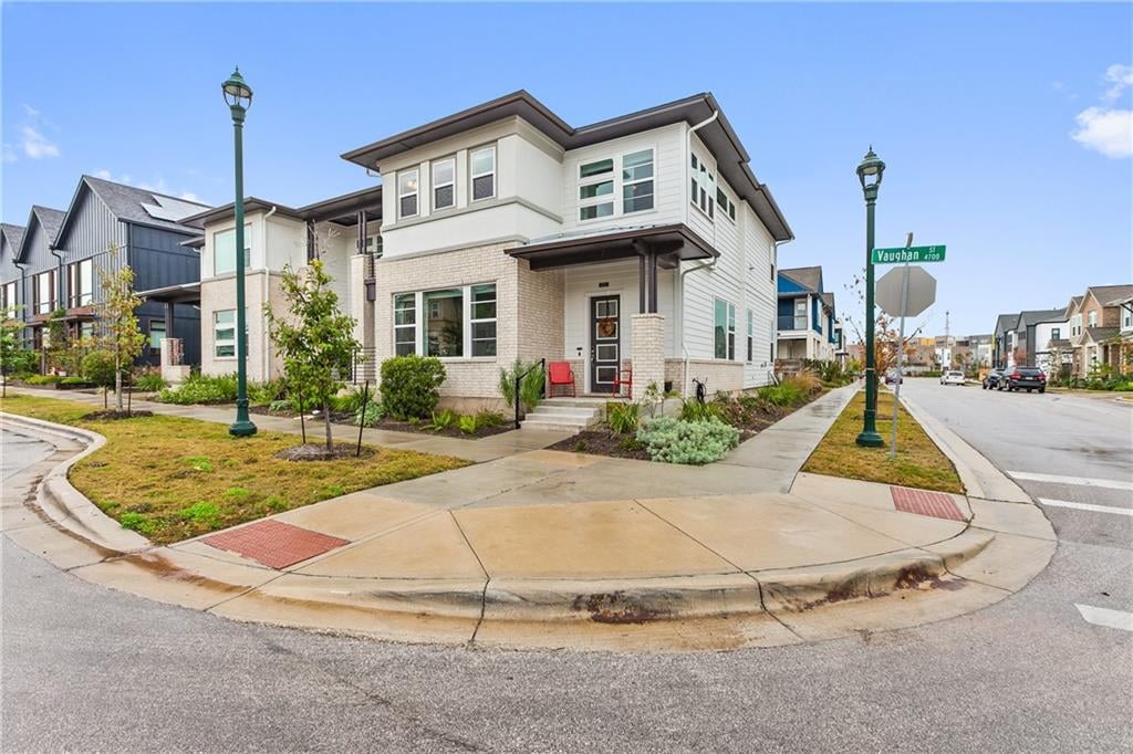 View 4715 Vaughan St in Mueller Sec 10 A Sub 4715 Vaughan St - front exterior - Luxury home in Mueller Sec 10 A Sub, Austin, TX