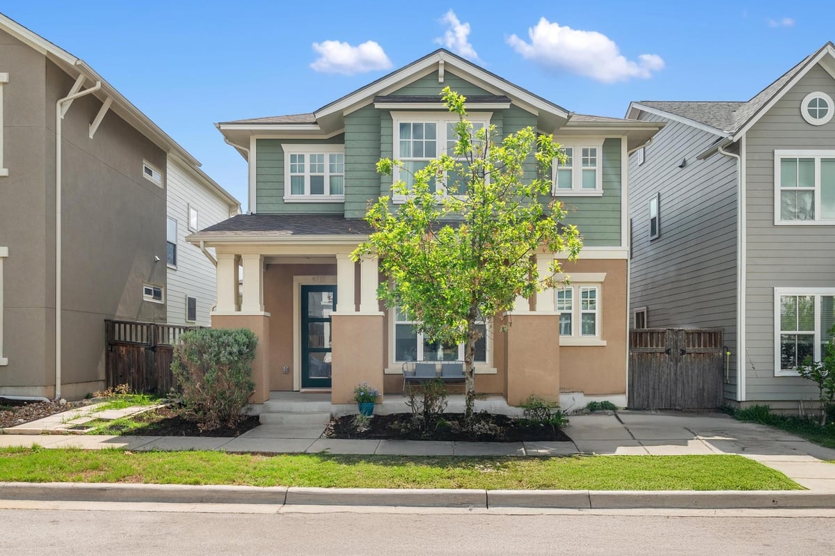 View 4717 Herzog St in Mueller Sec Ix Sub Amd 4717 Herzog St - front exterior - Luxury home in Mueller Sec Ix Sub Amd, Austin, TX