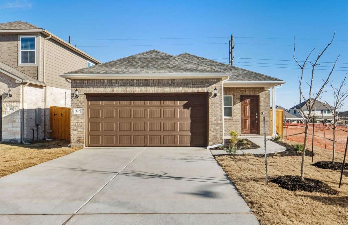 View 472 Tailwind Dr in Crosswinds 472 Tailwind Dr - front exterior - Luxury home in Crosswinds, Kyle, TX