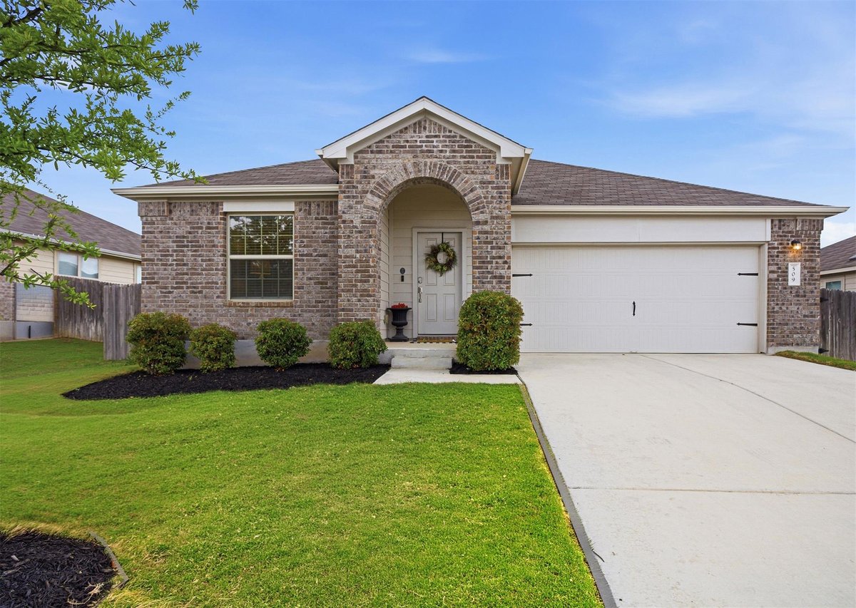 View 509 Marklawn Ln in Highlands 509 Marklawn Ln - front exterior - Luxury home in Highlands, Hutto, TX