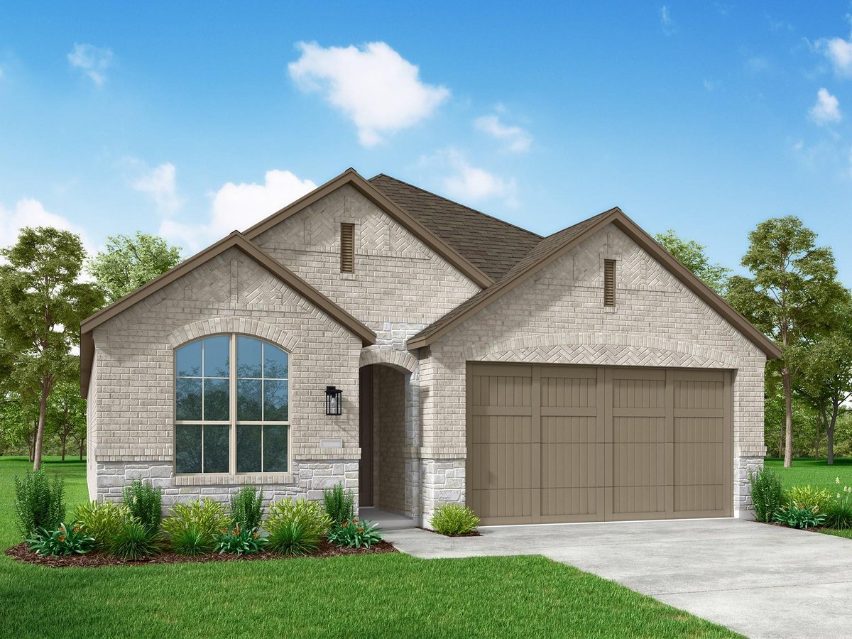 View 545 High Summit DR in Wolf Ranch 545 High Summit DR - front exterior - Luxury home in Wolf Ranch, Georgetown, TX