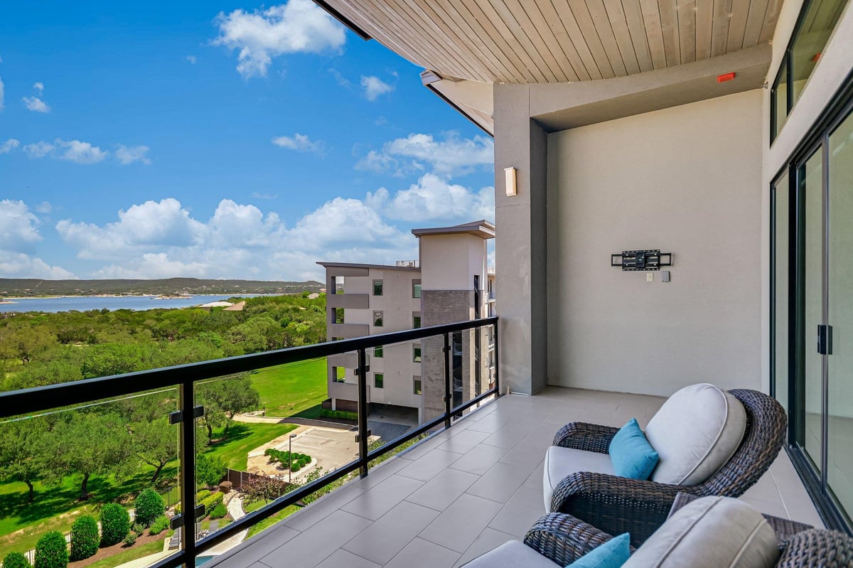 View 5921 Hiline RD Unit #1501 in Waterfall On Lake Travis Condo 5921 Hiline RD Unit #1501 - front exterior - Luxury home in Waterfall On Lake Travis Condo, Austin, TX