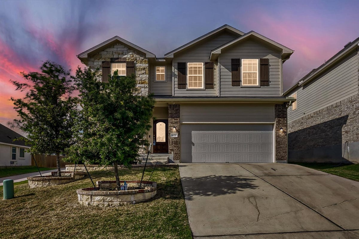 View 6601 Avila WAY in Carmel West Ph 3 Sec 2 6601 Avila WAY - front exterior - Luxury home in Carmel West Ph 3 Sec 2, Pflugerville, TX