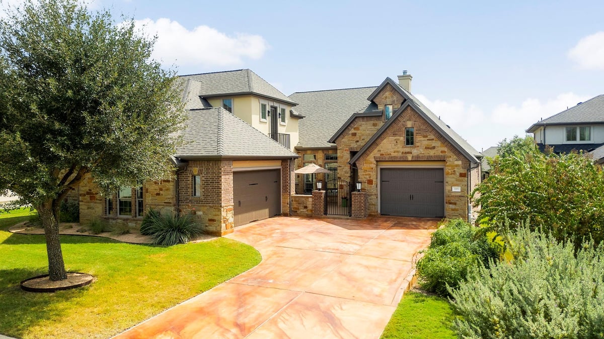 View 685 Naples Ln in Belterra Ph 4 Sec 18 685 Naples Ln - front exterior - Luxury home in Belterra Ph 4 Sec 18, Austin, TX