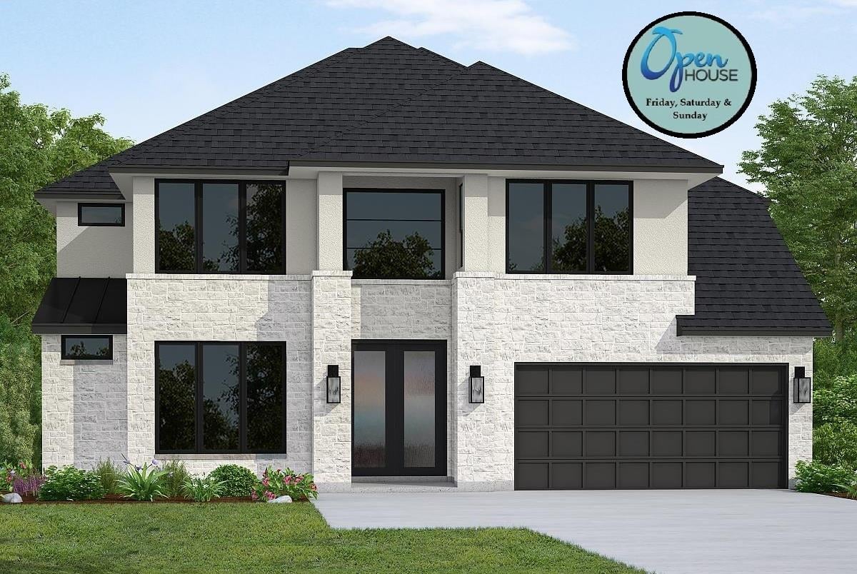 View 700 High Summit DR in Wolf Ranch 700 High Summit DR - front exterior - Luxury home in Wolf Ranch, Georgetown, TX