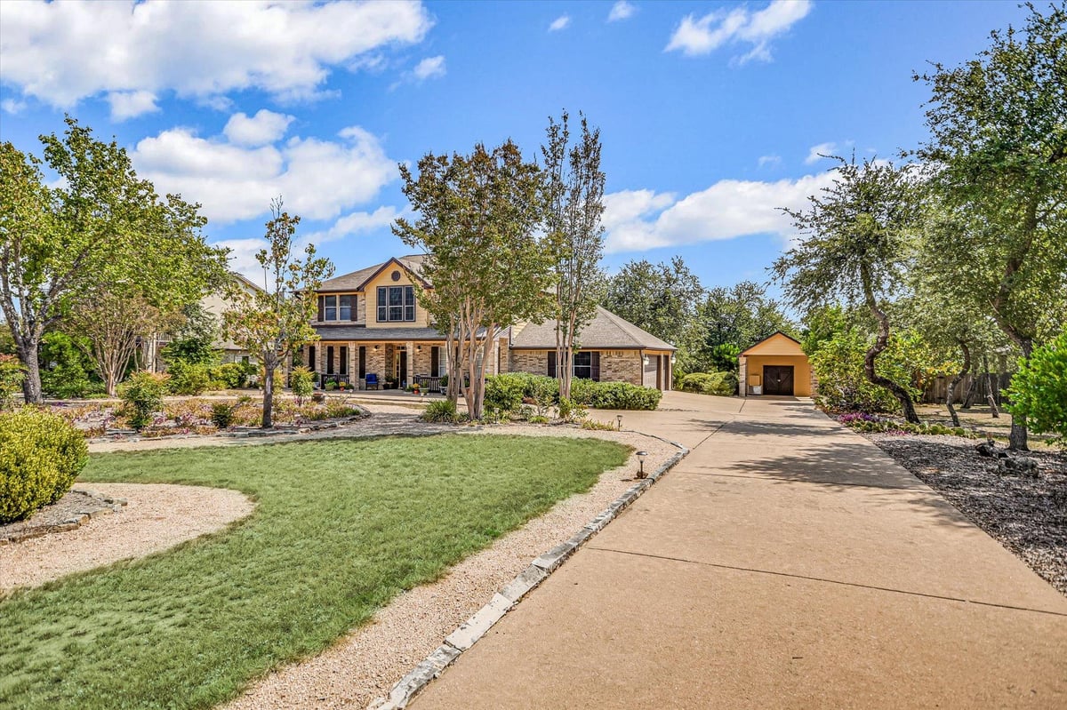 View 7001 Midwood Pkwy in HILL COUNTRY PHS II A 7001 Midwood Pkwy - front exterior - Luxury home in HILL COUNTRY PHS II A, Austin, TX