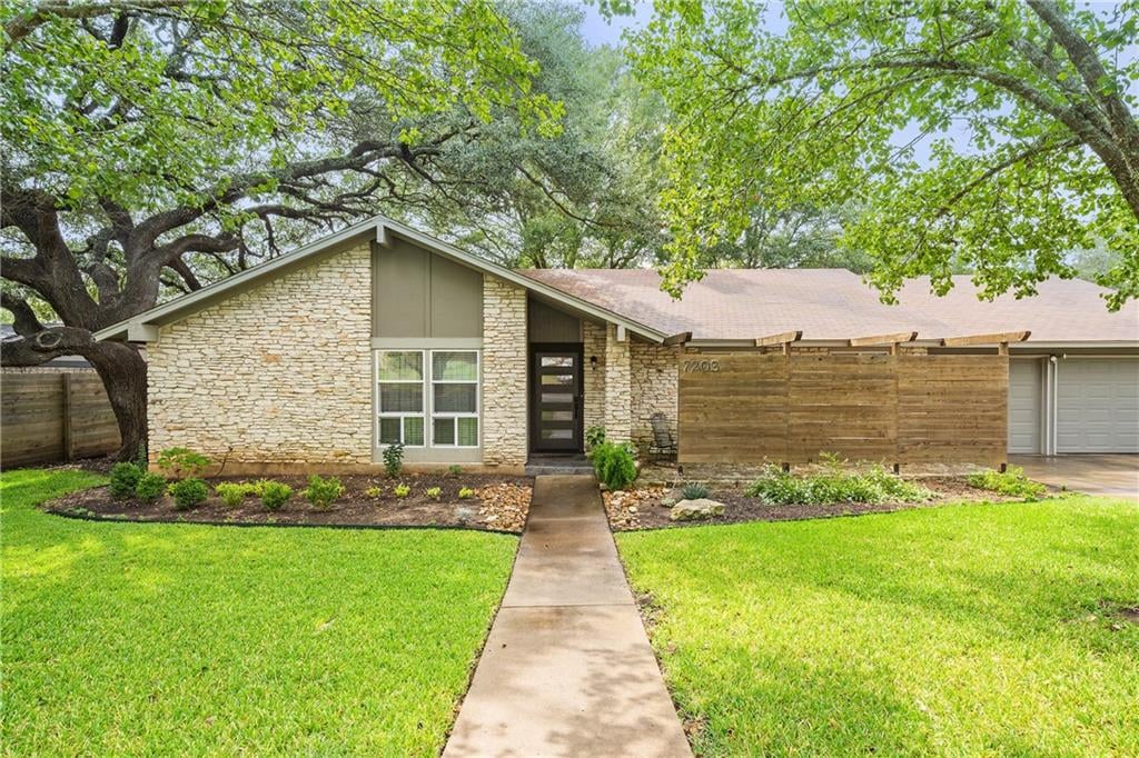 View 7203 Scenic Brook Dr in SCENIC BROOK WEST SEC 2 PHS 1 7203 Scenic Brook Dr - front exterior - Luxury home in SCENIC BROOK WEST SEC 2 PHS 1, Austin, TX