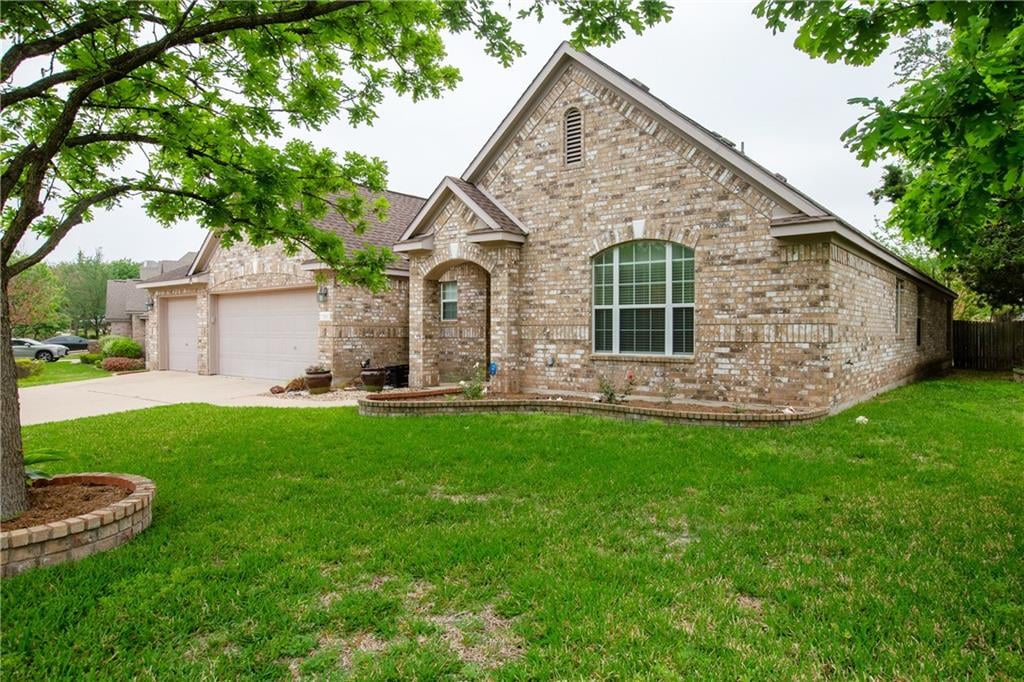 View 7515 Roaring Springs Dr in Covered Bridge 7515 Roaring Springs Dr - front exterior - Luxury home in Covered Bridge, Austin, TX