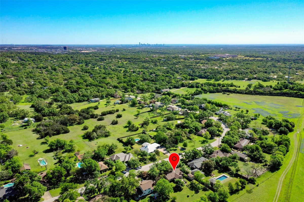 View 7820 El Dorado Dr in Granada Estates Sec 06 7820 El Dorado Dr - front exterior - Luxury home in Granada Estates Sec 06, Austin, TX