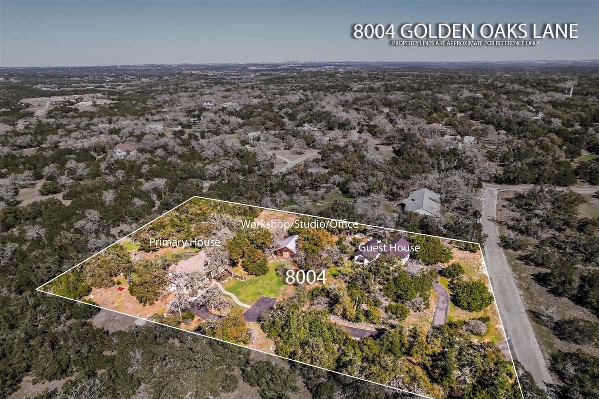 View 8004 Golden Oaks LN in Goldenwood Sec 1 8004 Golden Oaks LN - front exterior - Luxury home in Goldenwood Sec 1, Austin, TX