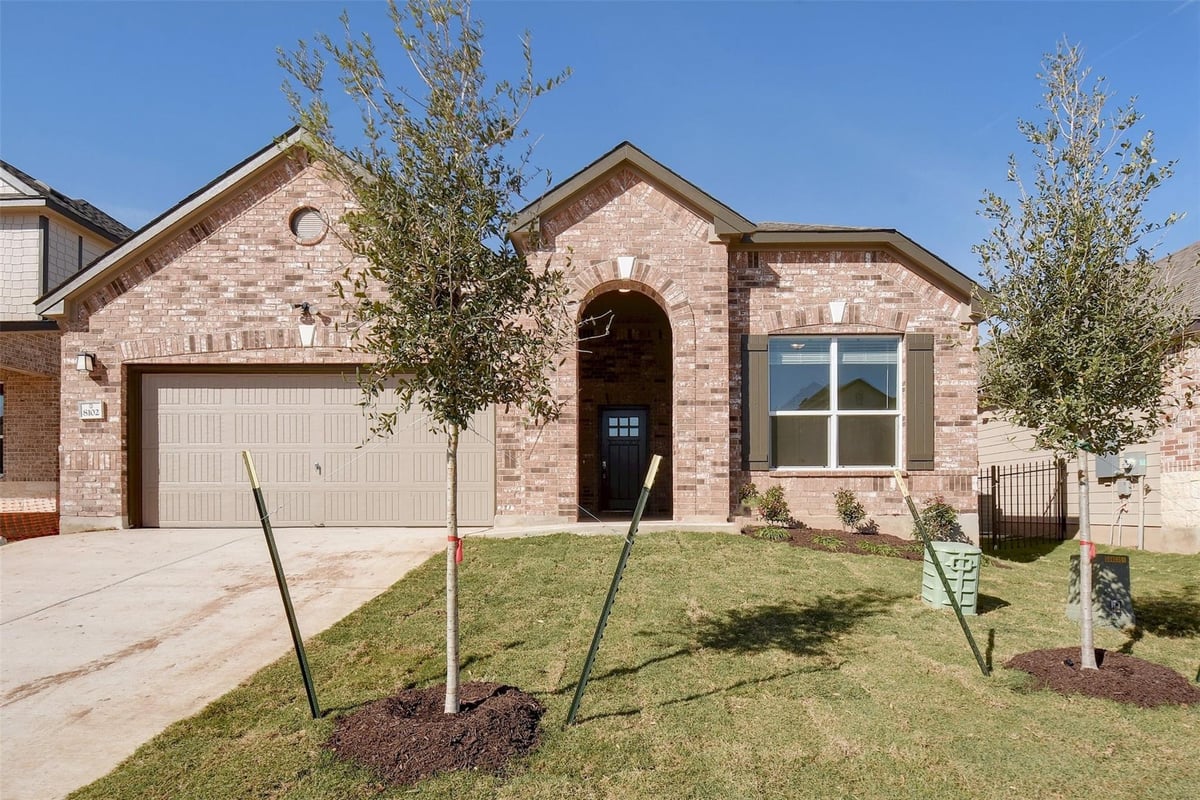 View 8102 Philbrook Dr in McKinney Crossing 8102 Philbrook Dr - front exterior - Luxury home in McKinney Crossing, Austin, TX