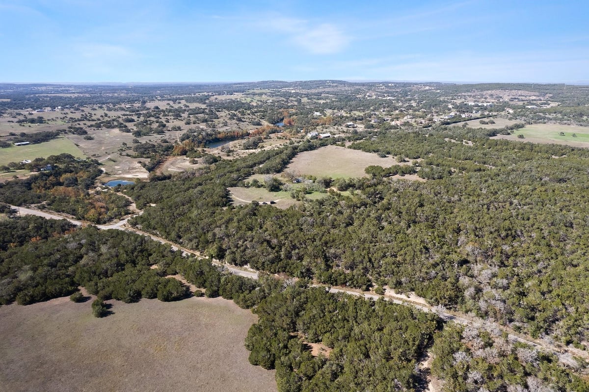 View 815 Holder Ln 815 Holder Ln - aerial view with 815 Holder Ln in Dripping Springs - Luxury home in Dripping Springs, TX