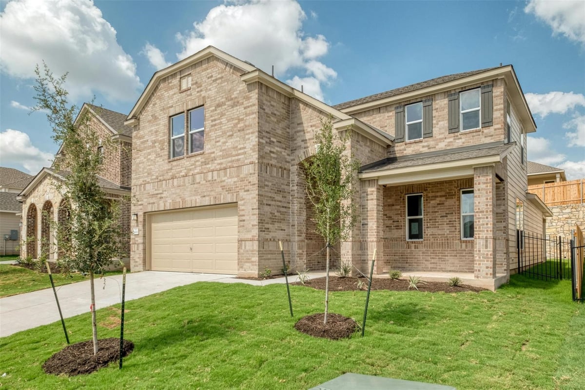 View 8202 Marigny Way in McKinney Crossing 8202 Marigny Way - front exterior - Luxury home in McKinney Crossing, Austin, TX