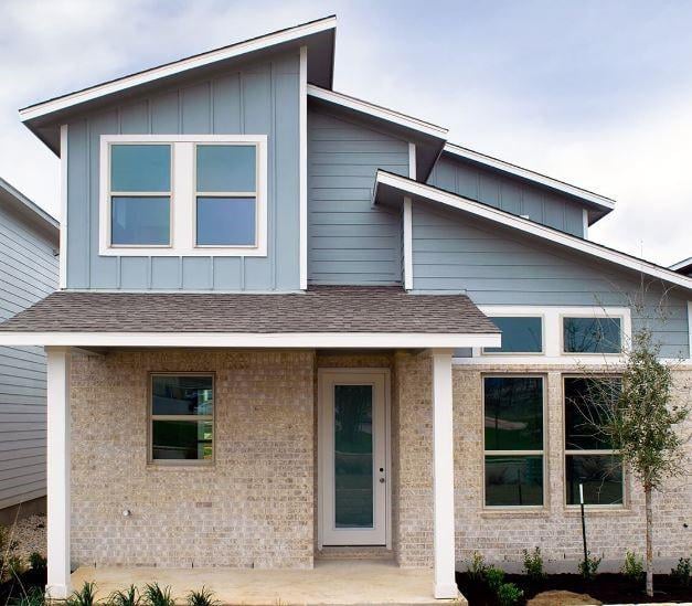 View 8205 Leroi Dr in Easton Park 8205 Leroi Dr - front exterior - Luxury home in Easton Park, Austin, TX