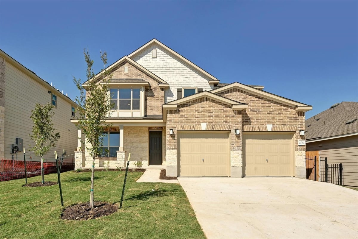 View 8208 Marigny Way in McKinney Crossing 8208 Marigny Way - front exterior - Luxury home in McKinney Crossing, Austin, TX
