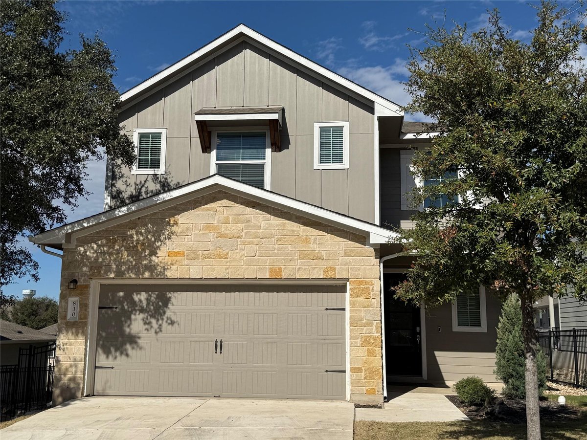 View 830 Affazia Ln in Rancho Sienna 830 Affazia Ln - front exterior - Luxury home in Rancho Sienna, Georgetown, TX