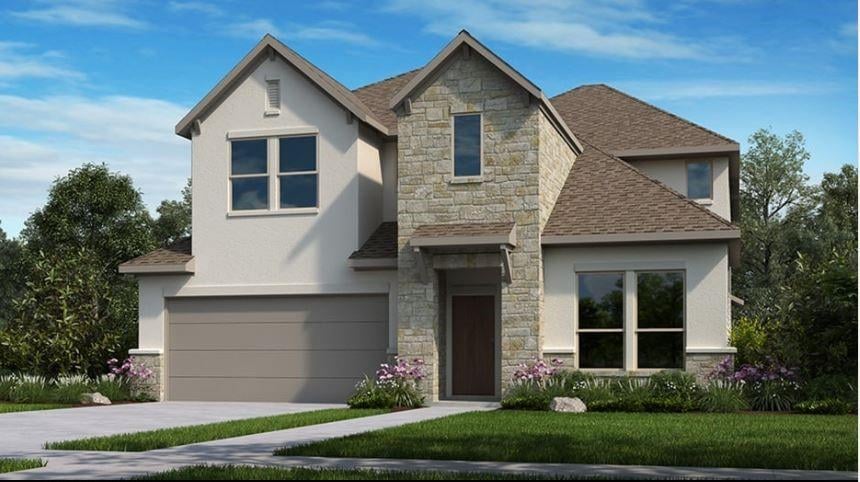View 839 Pear Tree Ln in Parten Ranch 65's 839 Pear Tree Ln - front exterior - Luxury home in Parten Ranch 65's, Austin, TX