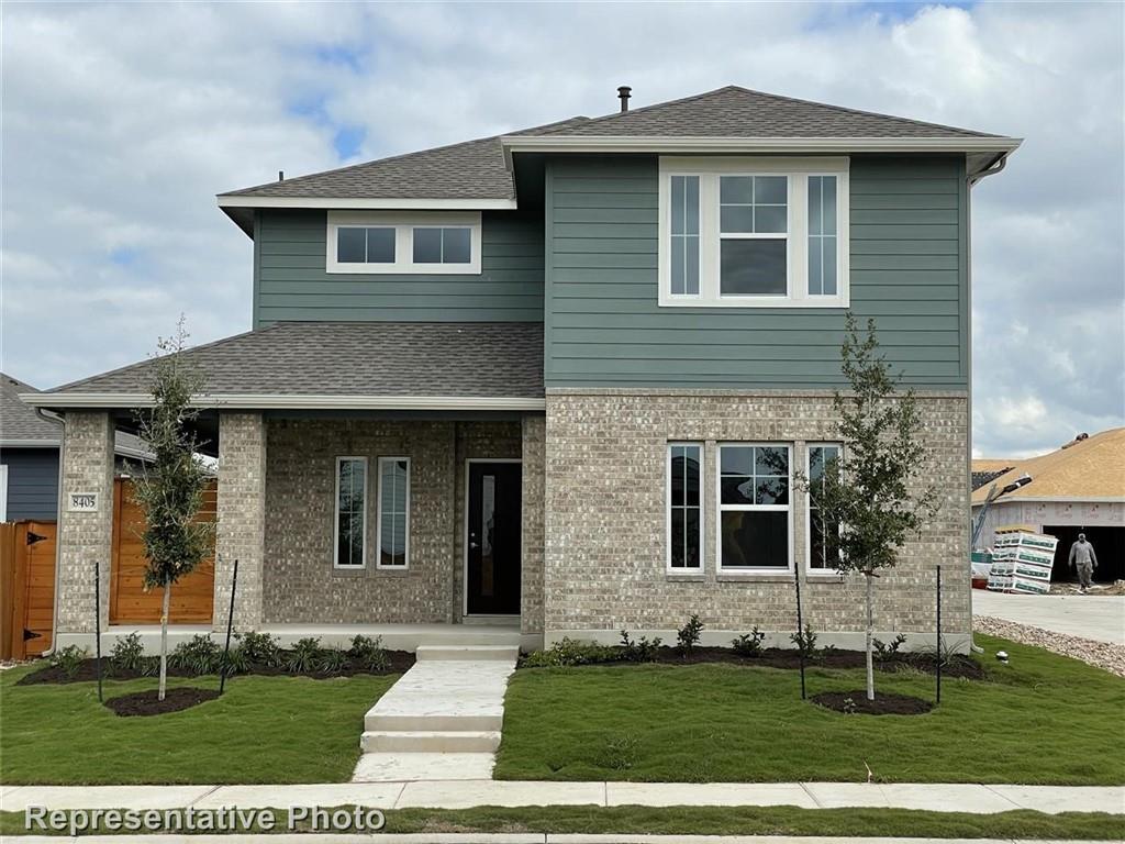 View 8405 Looksee Ln in Easton 8405 Looksee Ln - front exterior - Luxury home in Easton, Austin, TX