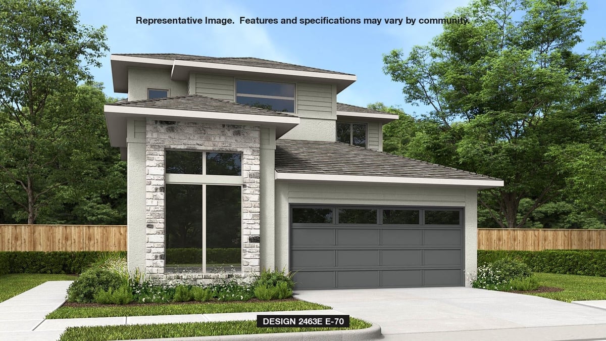 View 8406 Basil Hayden Ln in Easton Park 8406 Basil Hayden Ln - front exterior - Luxury home in Easton Park, Austin, TX