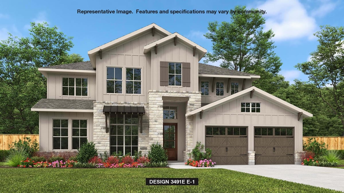 View 8500 Ambergill Ct in Easton Park 8500 Ambergill Ct - front exterior - Luxury home in Easton Park, Austin, TX